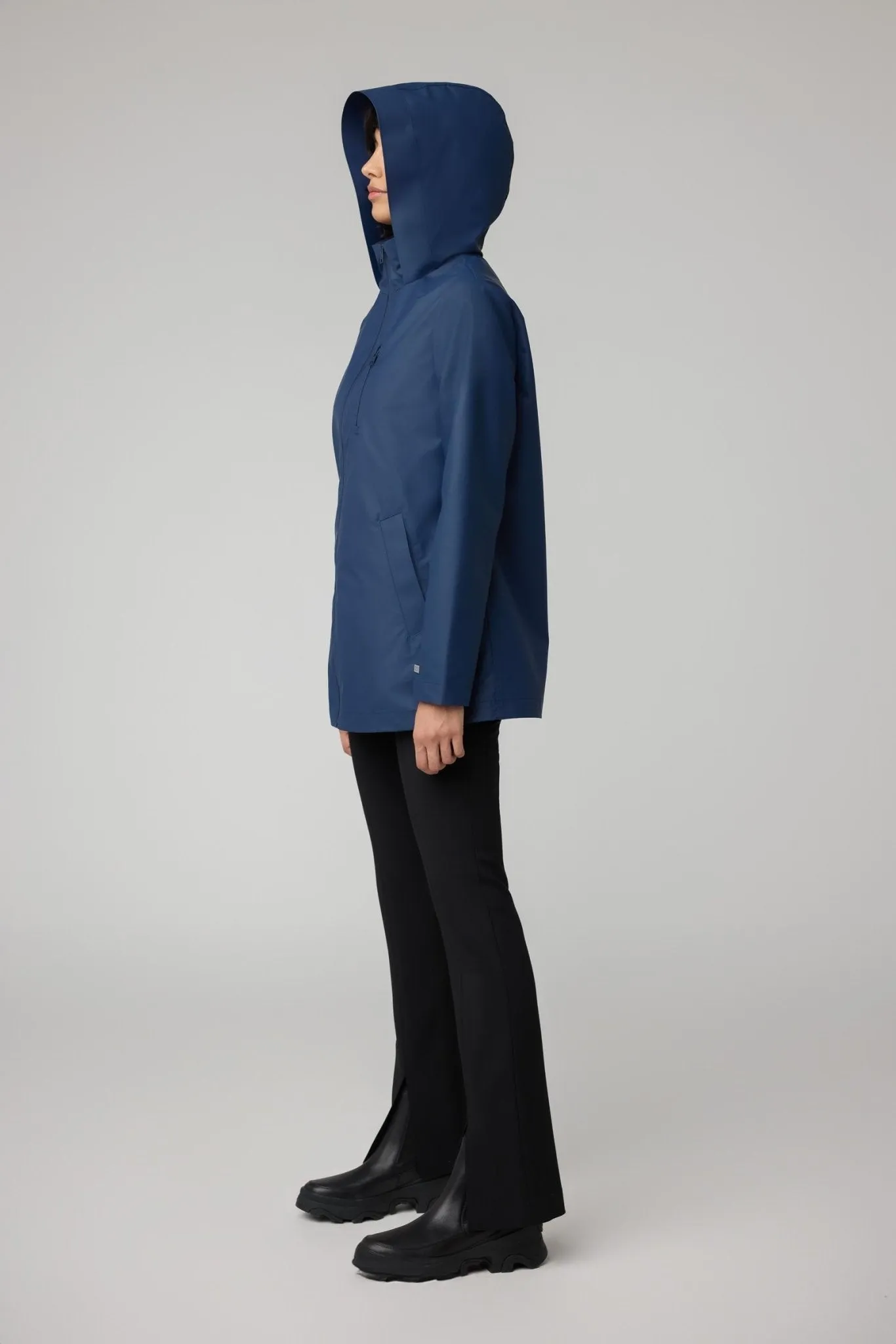 SOIA&KYO THELMA - Semi-fitted Raincoat With Hood