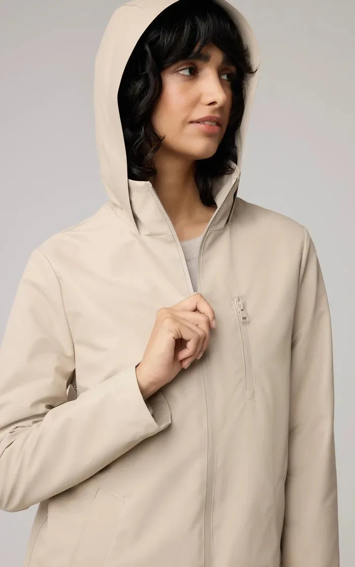 SOIA&KYO THELMA - Semi-fitted Raincoat With Hood