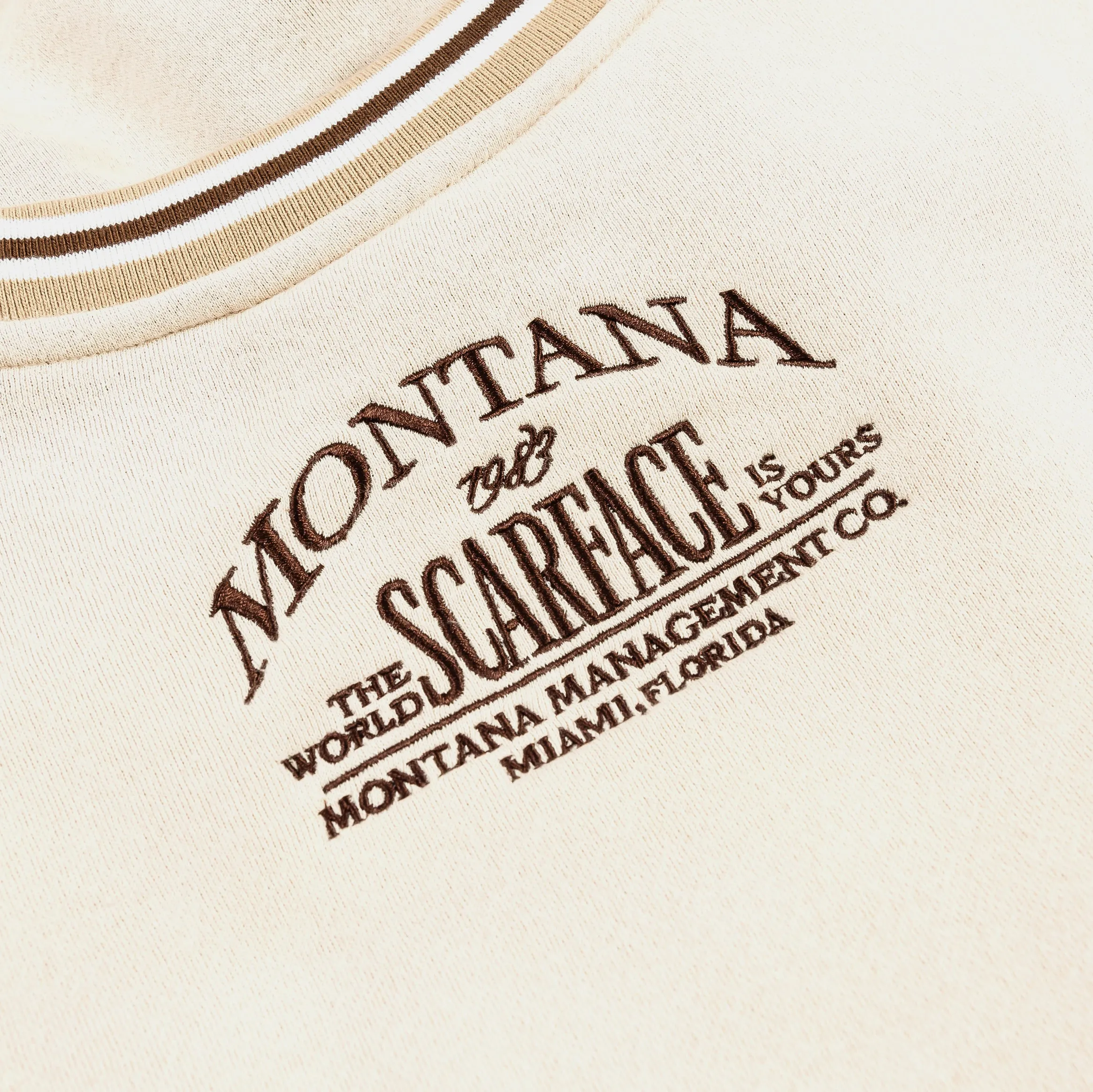 SP x Scarface Pullover Mens Crewneck (Beige)