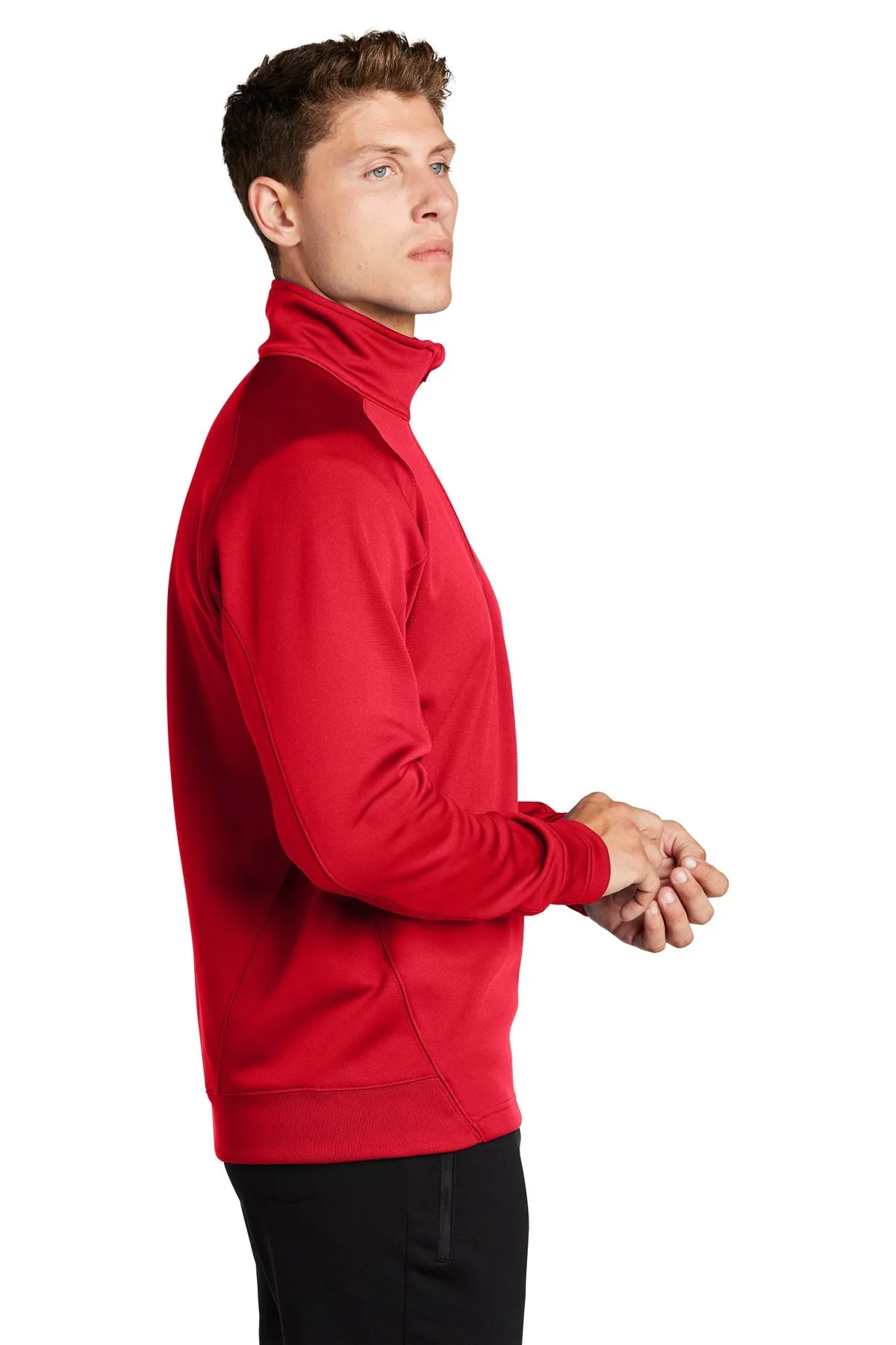 Sport-Tek Tech Fleece Customized 1/4-Zip Pullovers, True Red