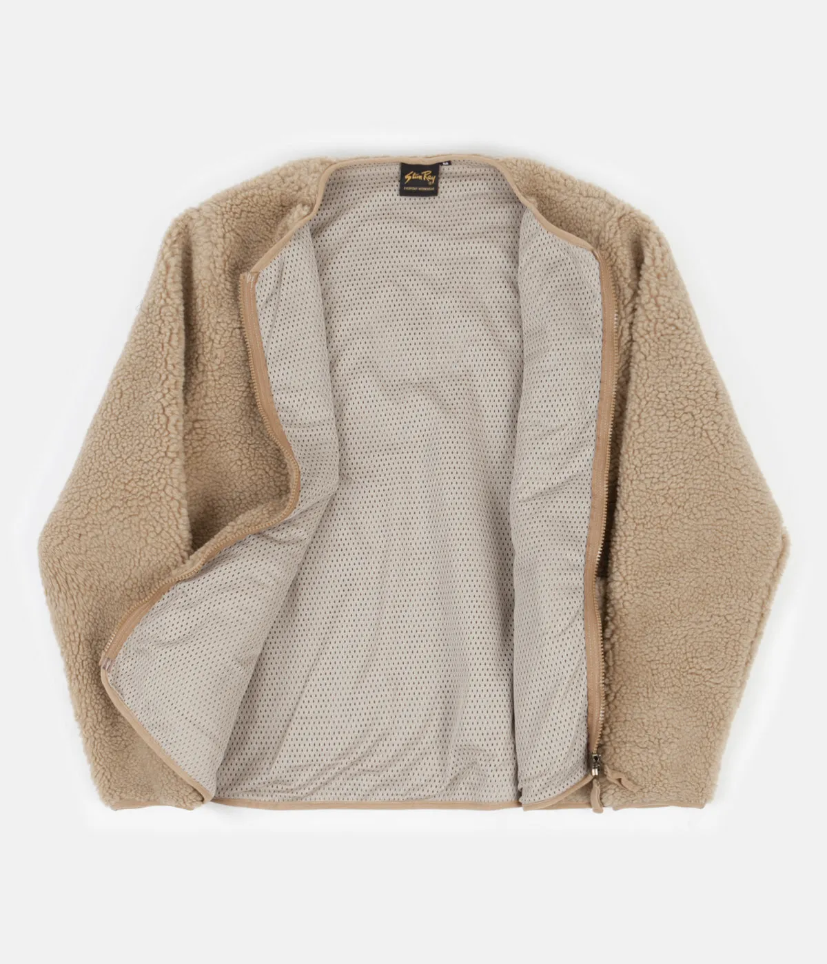 Stan Ray Fleece Layer Cardigan - Khaki