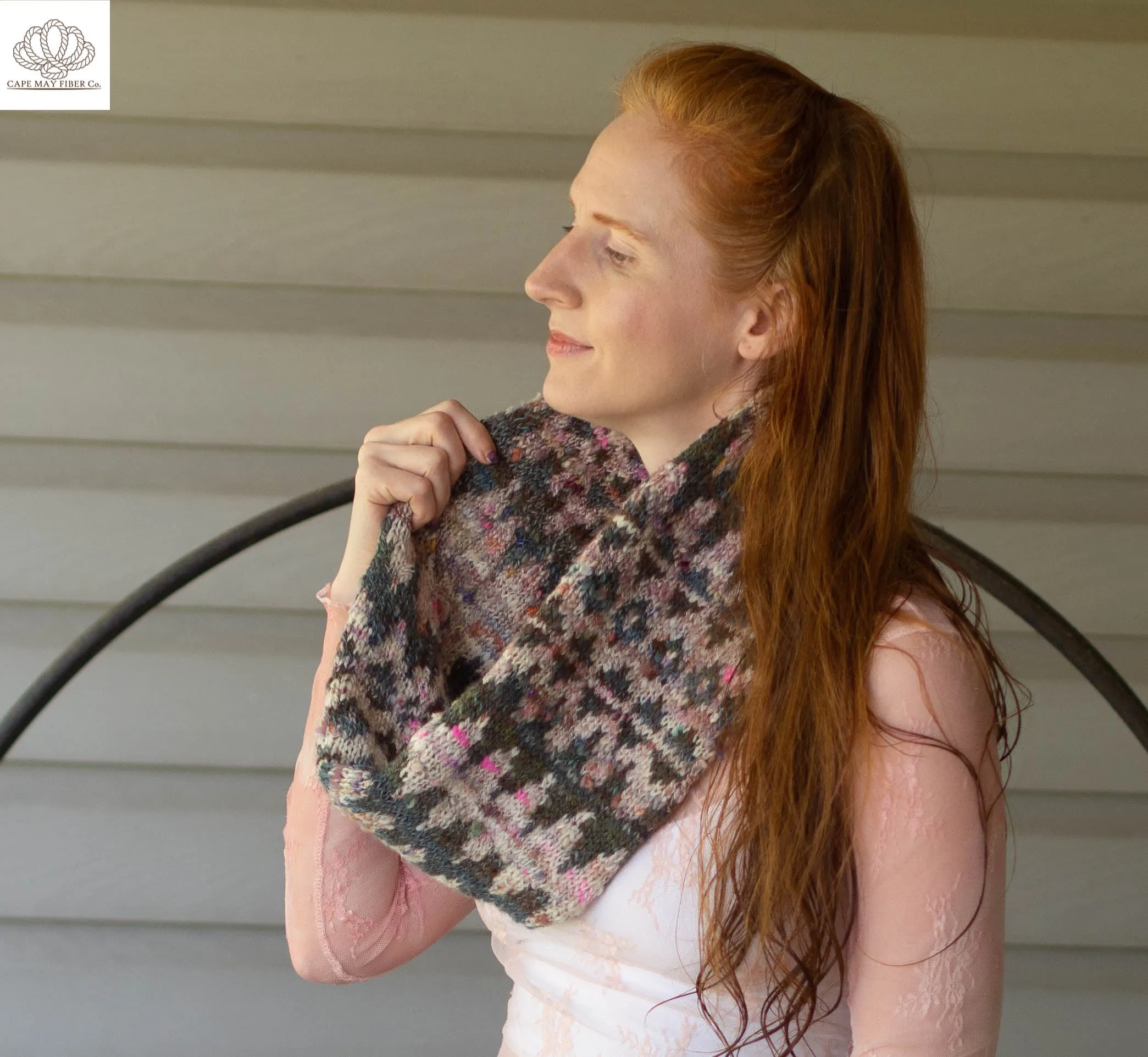 Starboard Cowl Fingering DK or Bulky Weight Knitting Pattern