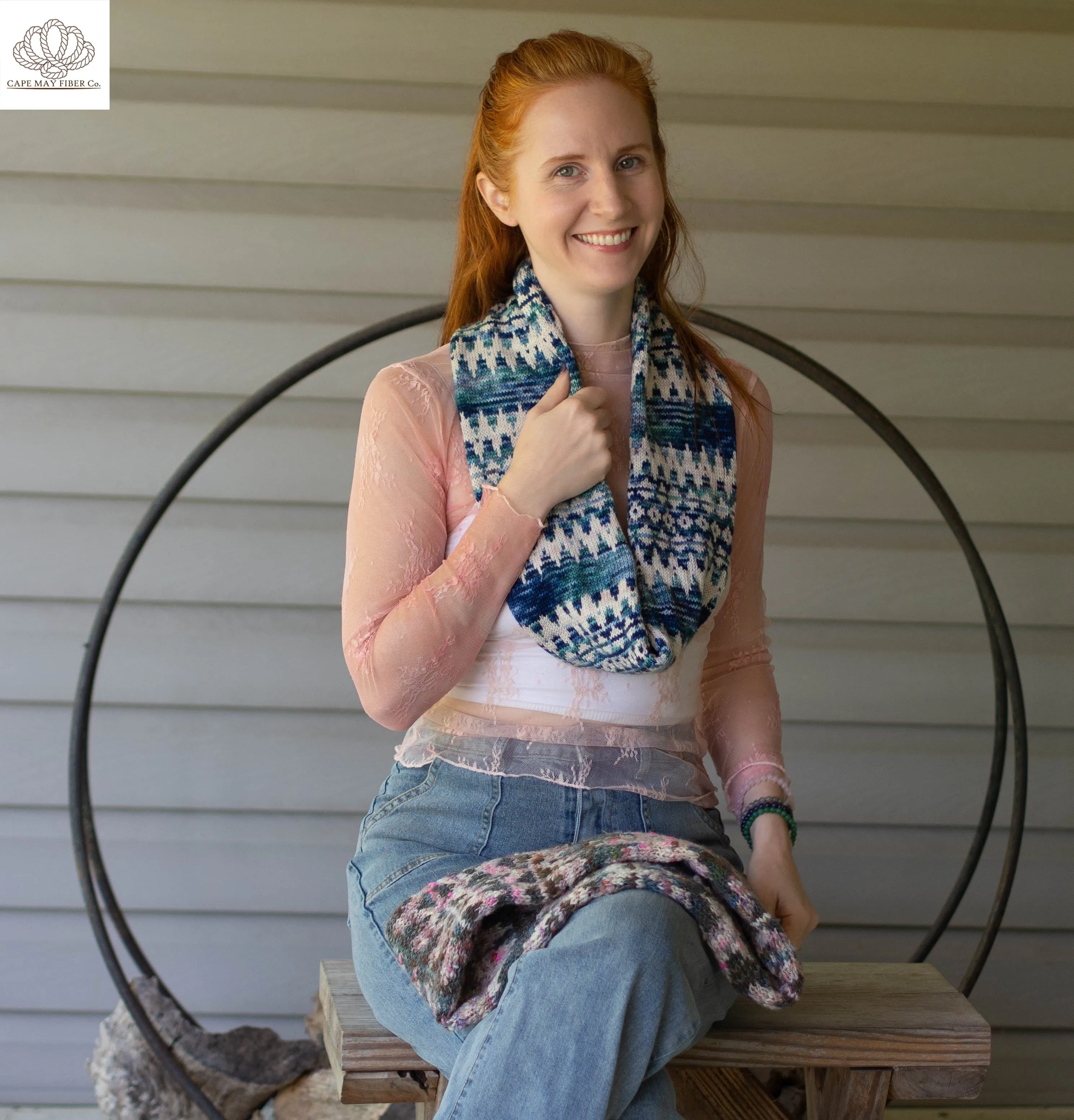 Starboard Cowl Fingering DK or Bulky Weight Knitting Pattern