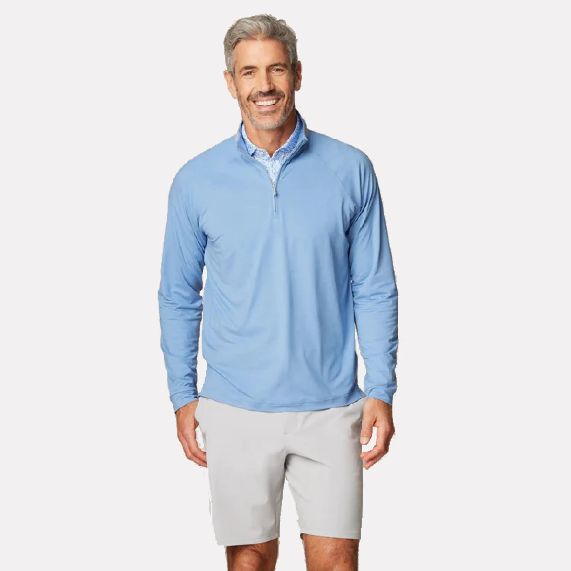 Steffan Lightweight Stretch Quarter Zip Pullover / Monsoon