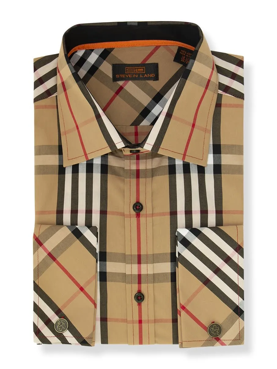 Steven Land spread Collar Dress Shirt