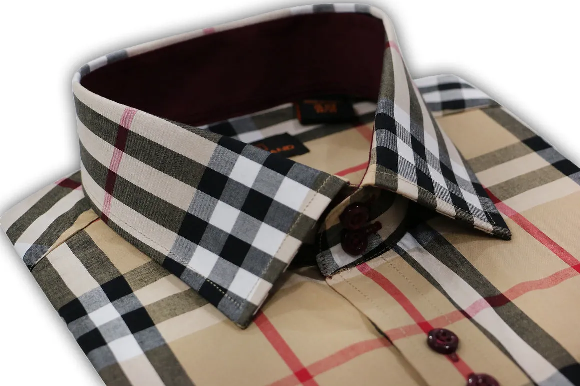 Steven Land spread Collar Dress Shirt