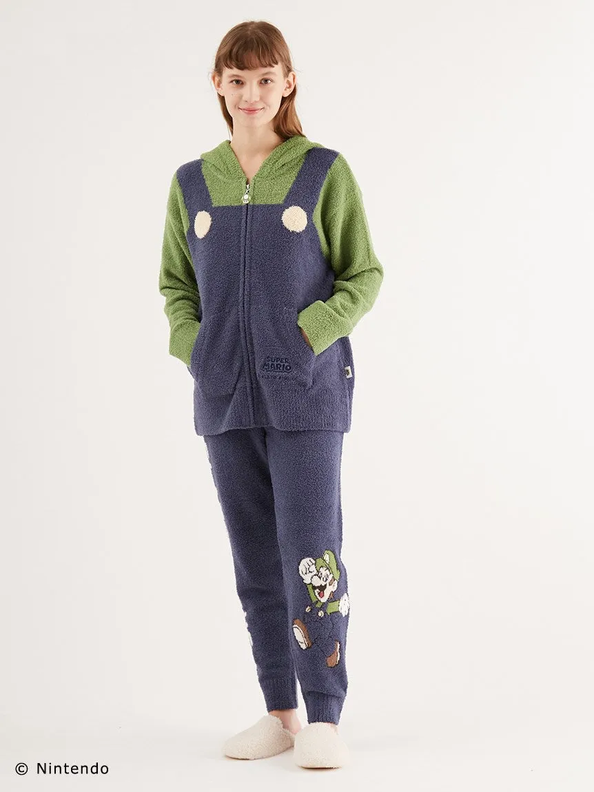 Super Mario Ladies Luigi Parka & Long Pants Pajama Set