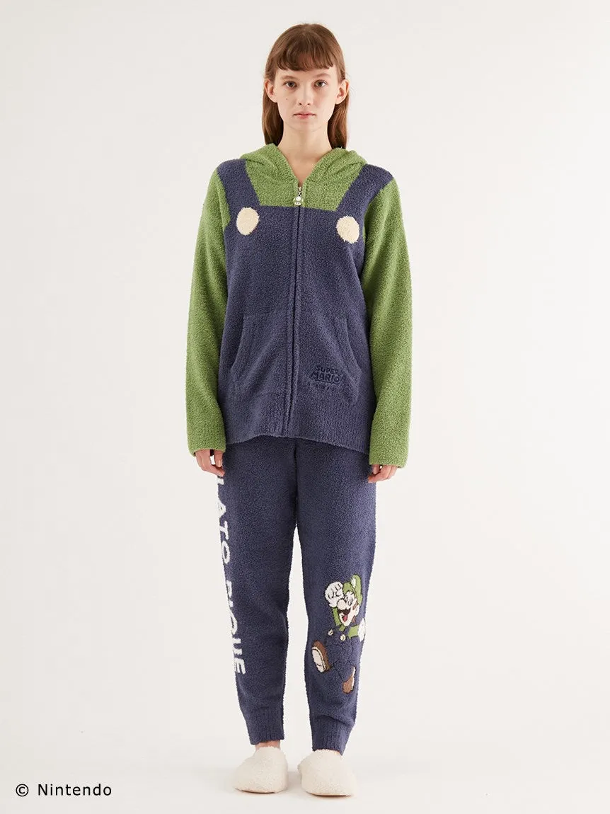 Super Mario Ladies Luigi Parka & Long Pants Pajama Set