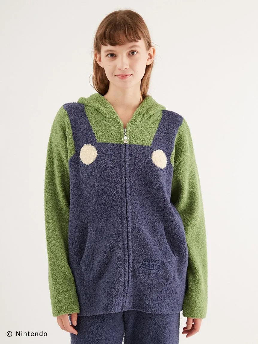 Super Mario Ladies Luigi Parka & Long Pants Pajama Set