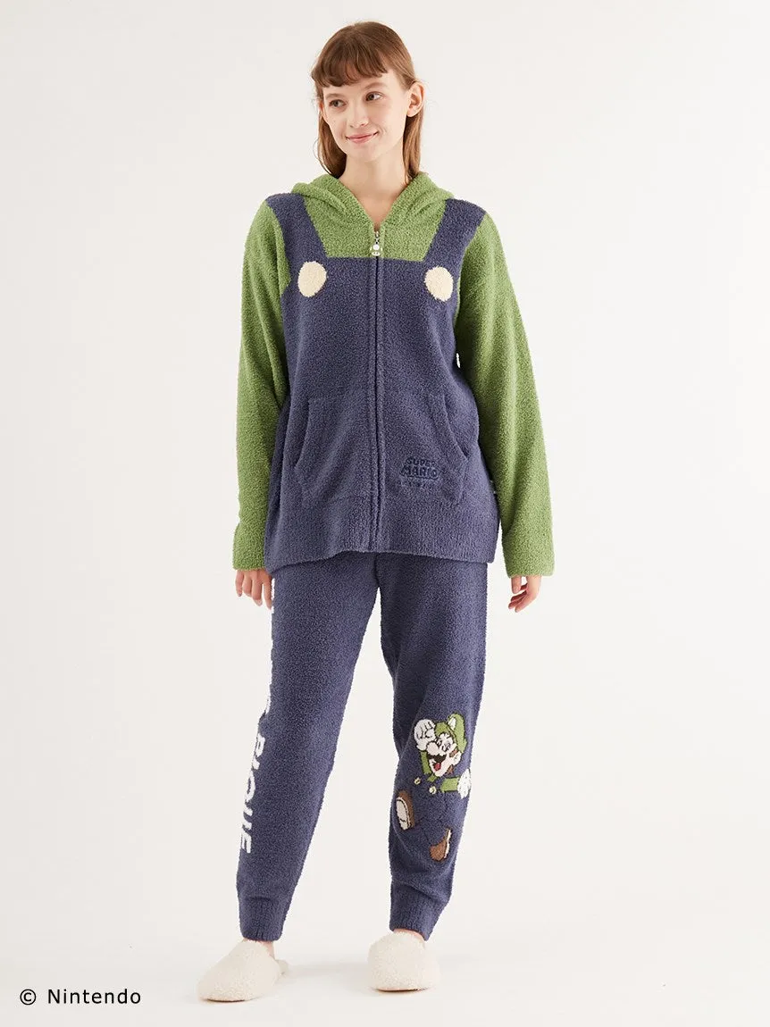 Super Mario Ladies Luigi Parka & Long Pants Pajama Set