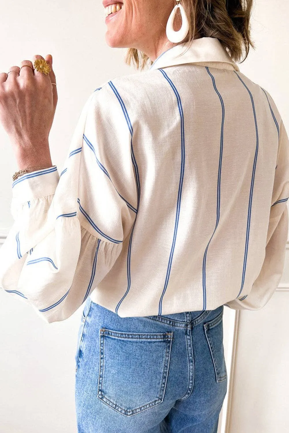 Sweeny Stripe Loose Shirt