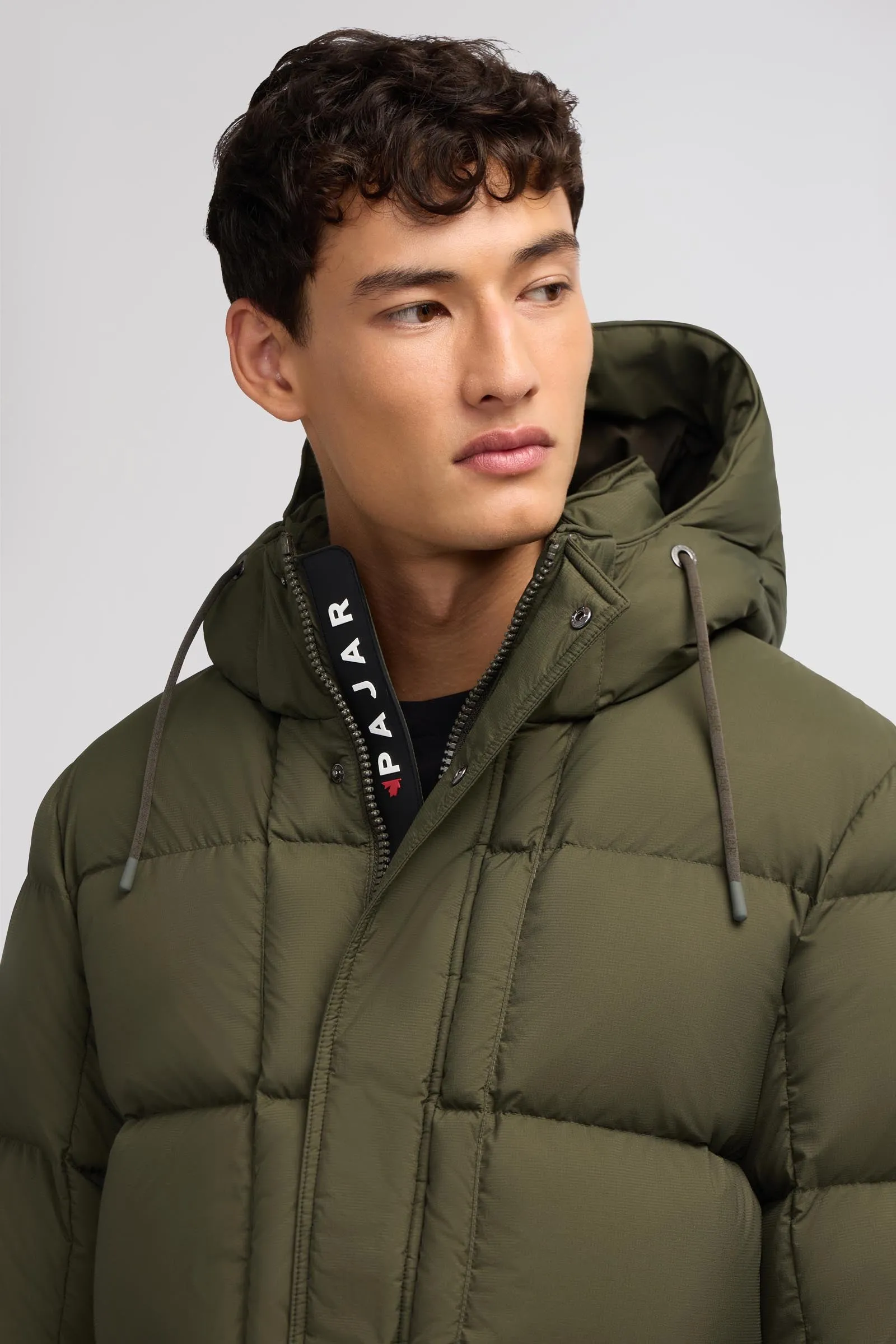 Teneca Men's Channel Quilted Puffer Parka