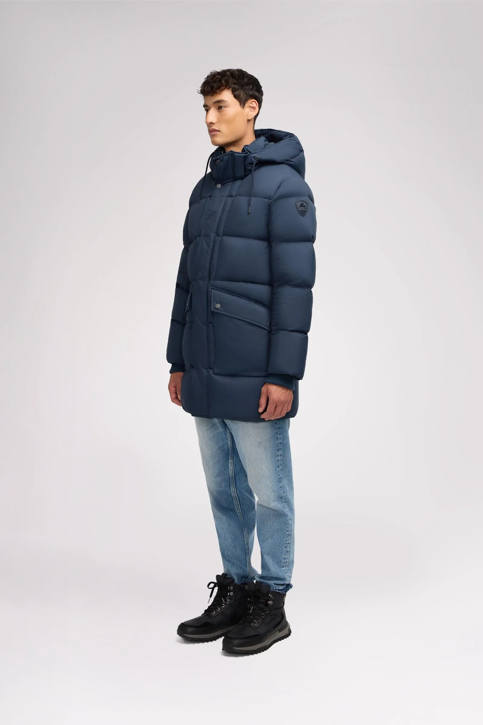 Teneca Men's Channel Quilted Puffer Parka