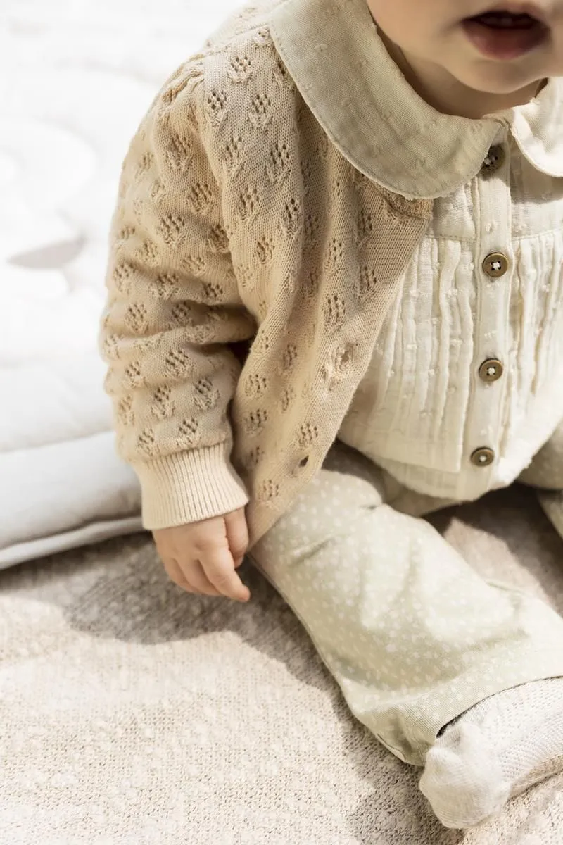 The Catlin Cardigan - Shifting Sand - BABY