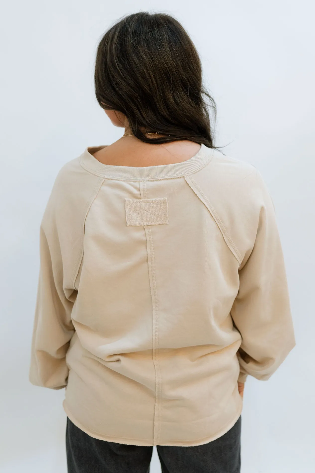 The Perfect Relaxed Top - Khaki