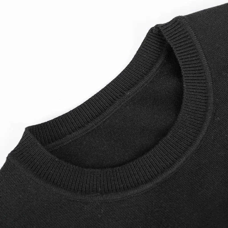 Toleet women in black costume Fashionable round Neck Knitted Bottoming Shirt Women's Long Sleeve Autumn and Winter