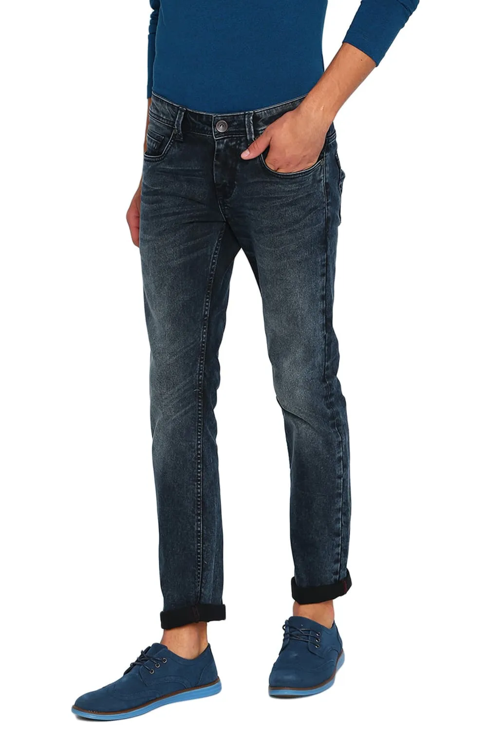 Torque Fit Indigo Stretch Jeans