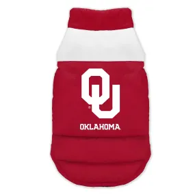 University of Oklahoma Pet Parka Puff Vest