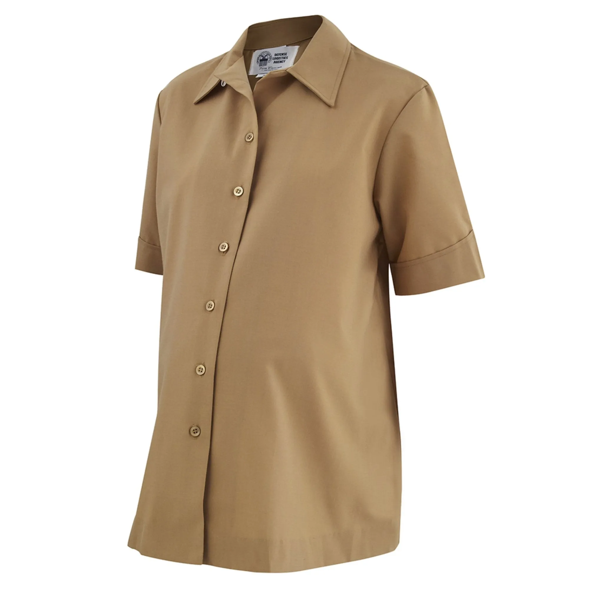 USMC Maternity Short Sleeve Khaki Shirt