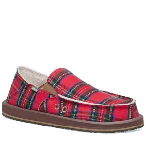 Vagabond St Plaid Chill in Red Multi by Sanuk