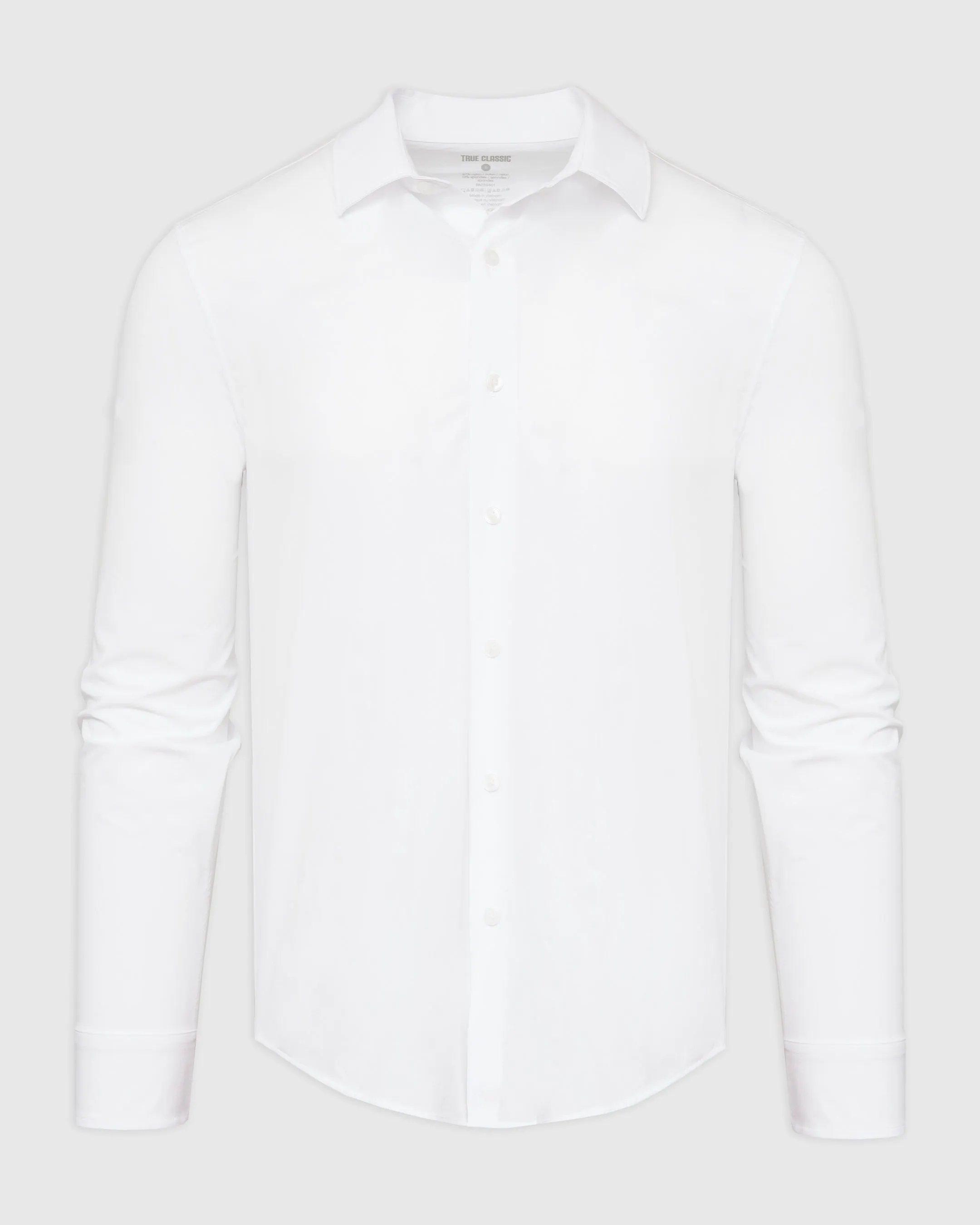 White Performance Lightweight Dress Shirt