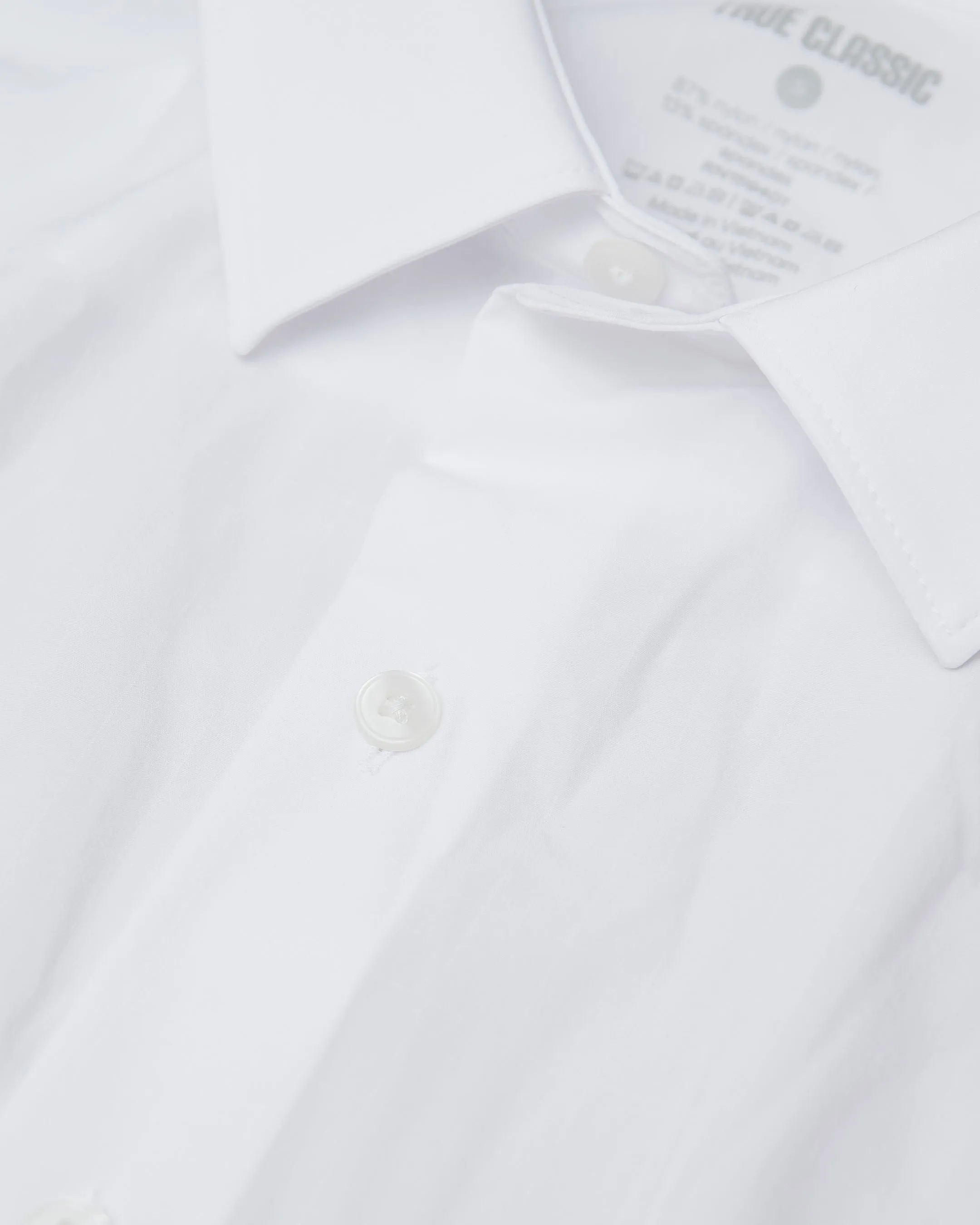 White Performance Lightweight Dress Shirt