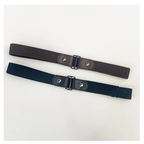 Women Buckle Free Elastic Belts Invisible Belt Waist for Jeans No Buckles Waistband Belt