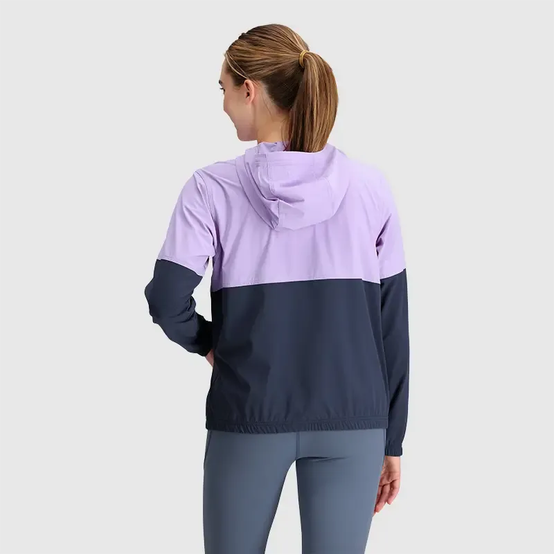 Women's Ferrosi Anorak - Lavender/Naval Blue