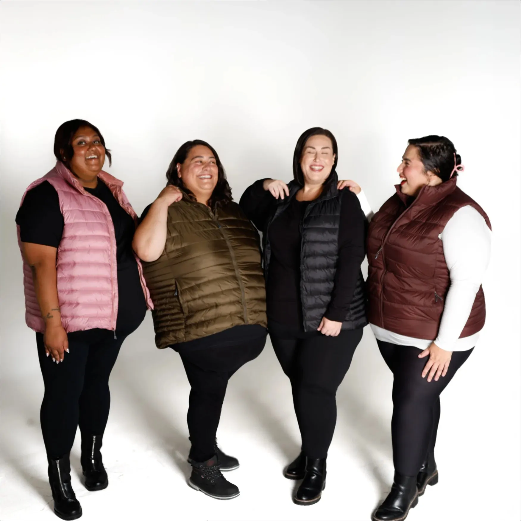 Women’s Plus Size 1X-6X Synthetic Outerwear Synthetic Down Vest