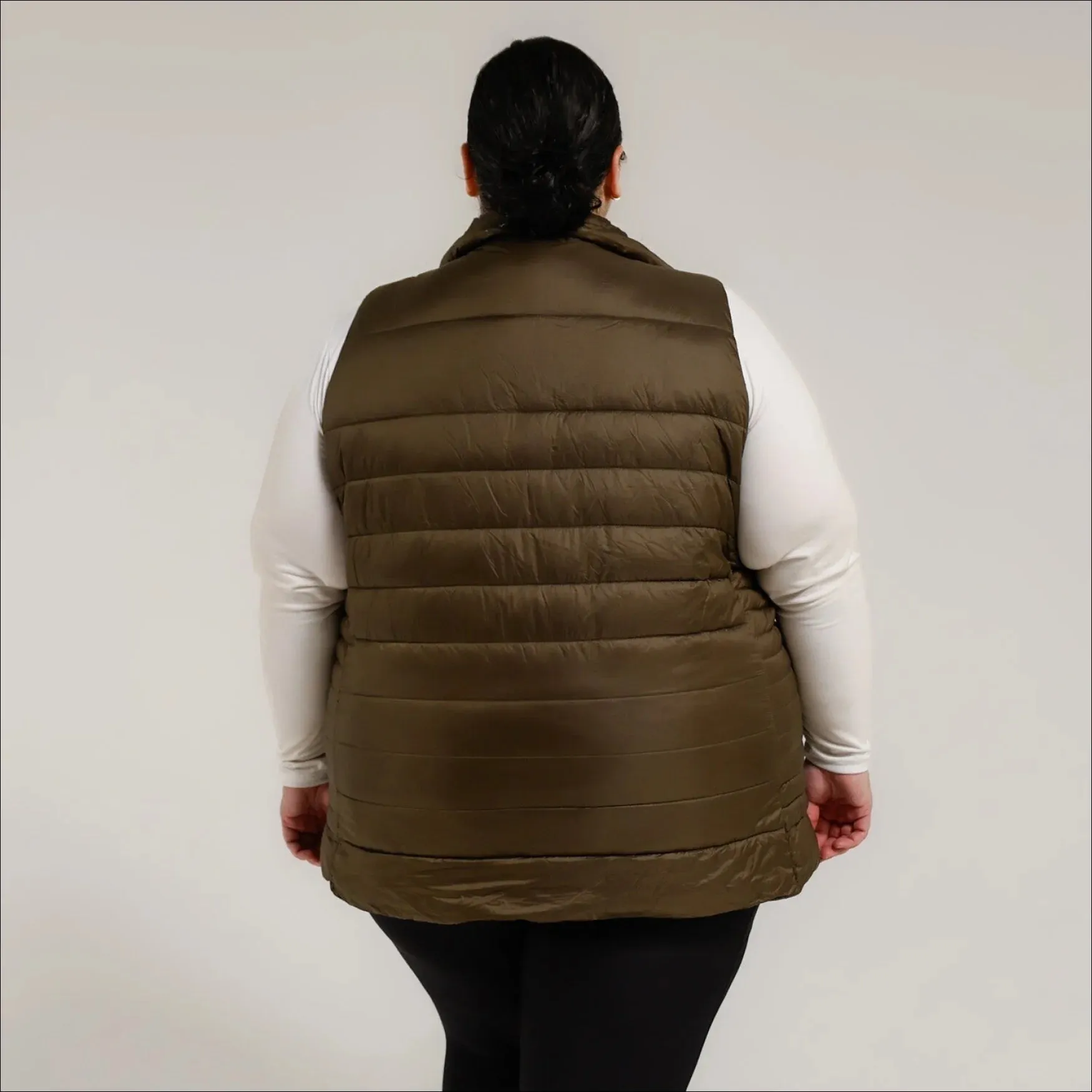 Women’s Plus Size 1X-6X Synthetic Outerwear Synthetic Down Vest