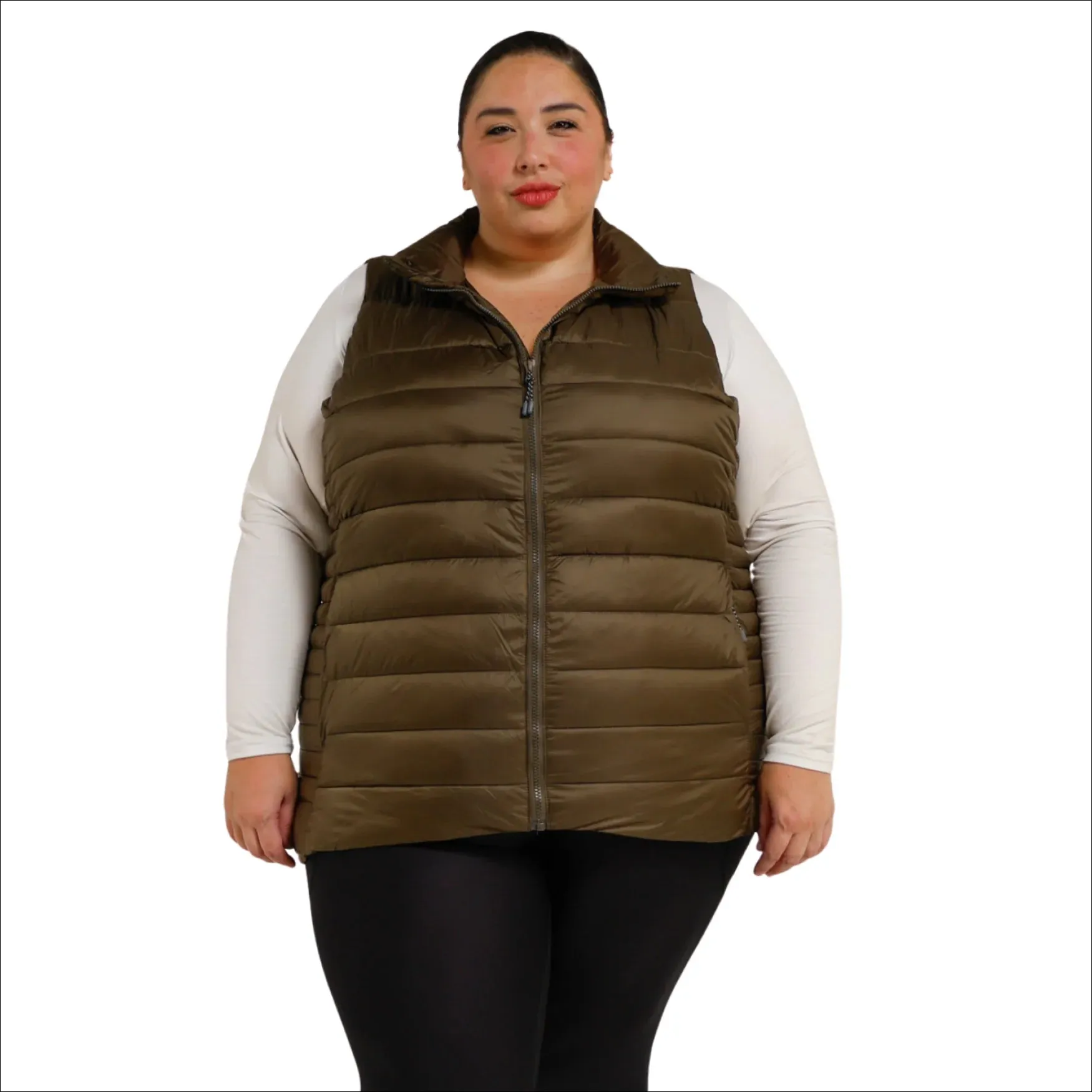 Women’s Plus Size 1X-6X Synthetic Outerwear Synthetic Down Vest