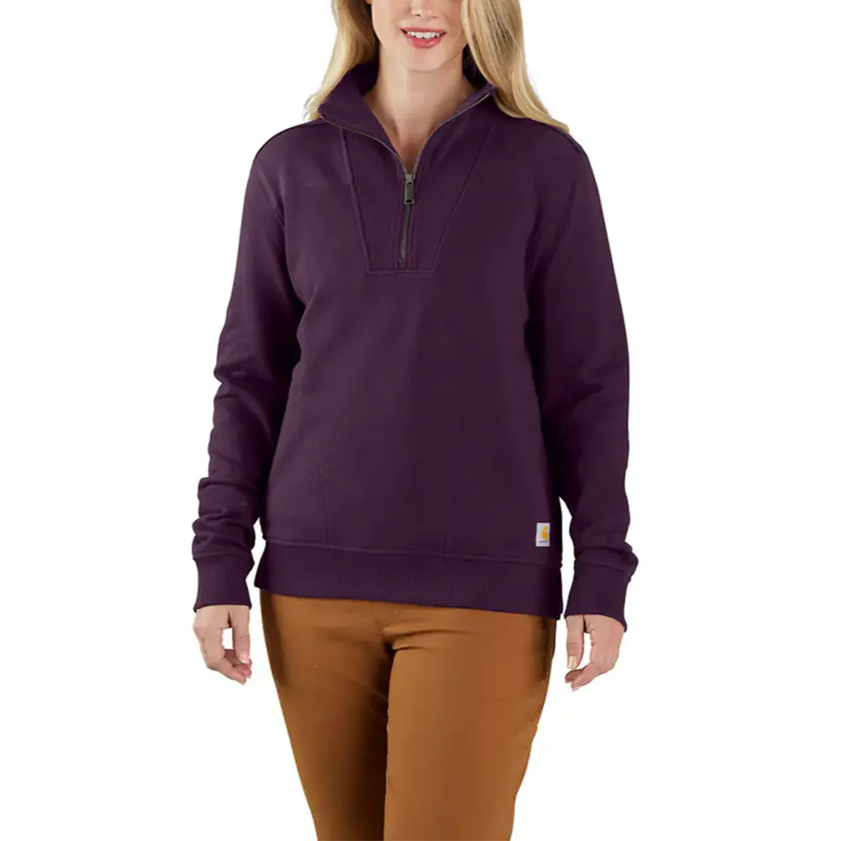 Women's Tencel Fiber Series Relaxed Fit Half-Zip Sweatshirt 106451