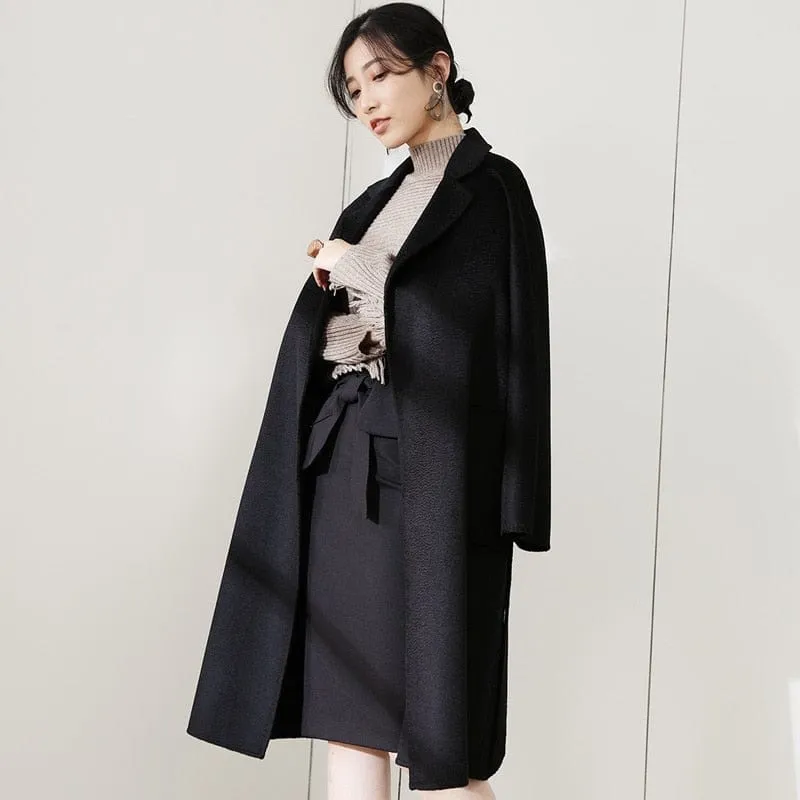 Wool & Cashmere Blend Trench Coat