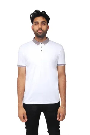 X RAY Men's Short Sleeve Snap-Placket Golf Polo Shirts